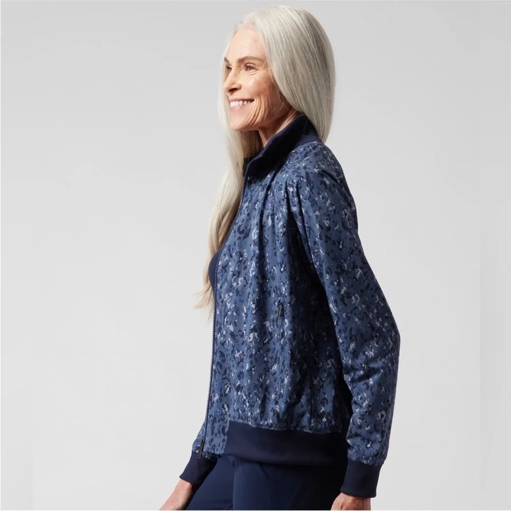 Athleta Brooklyn Bomber II Jacket Captivate Chrome